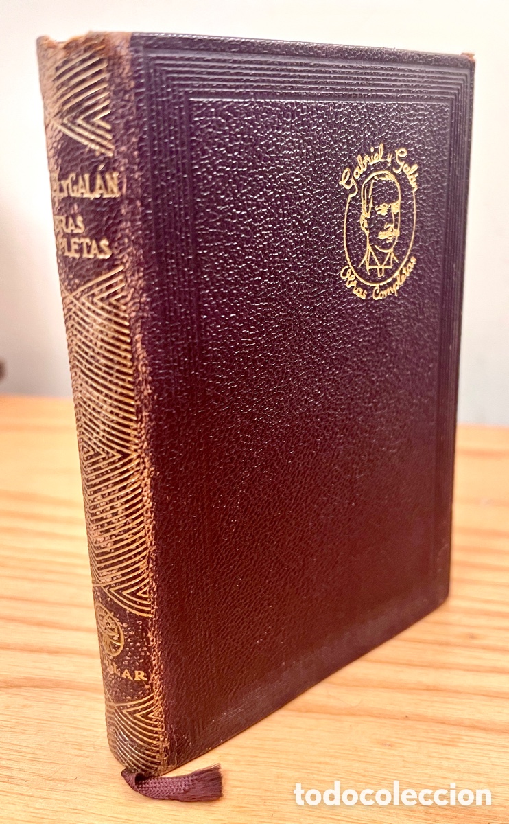 Libros de segunda mano: GABRIEL Y GAL&Aacute;N - OBRAS COMPLETAS. AGUILAR, 1955. - Foto 1