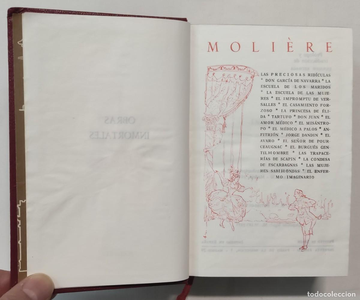 Libros de segunda mano: MOLIERE. OBRAS INMORTALES E.D.A.F. 1975. - Foto 2