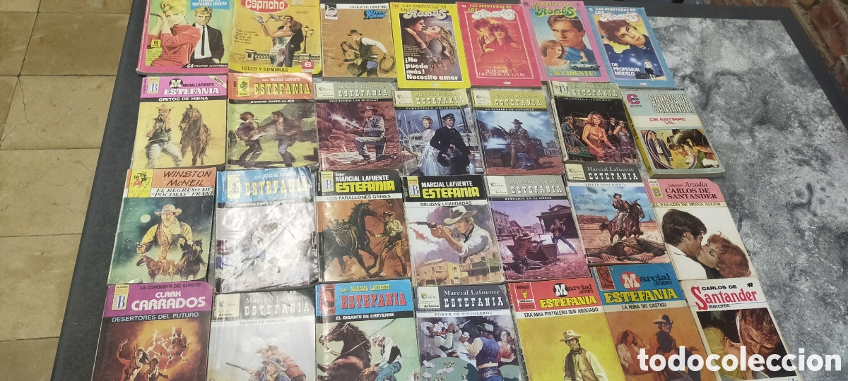 Libros de segunda mano: 28 novelas Estefan&iacute;a, Carlos de Santander