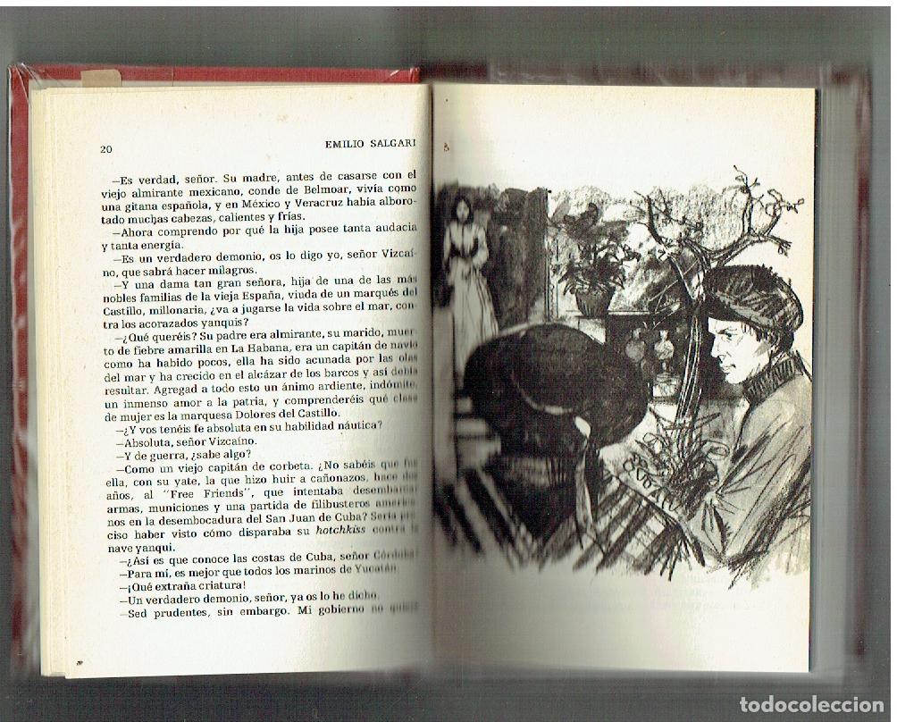 Libros de segunda mano: EMILIO SALGARI. LA CAPITANA DEL YUCATAN. EDICIONES NAUTA, 1983. (P/B40) - Foto 2