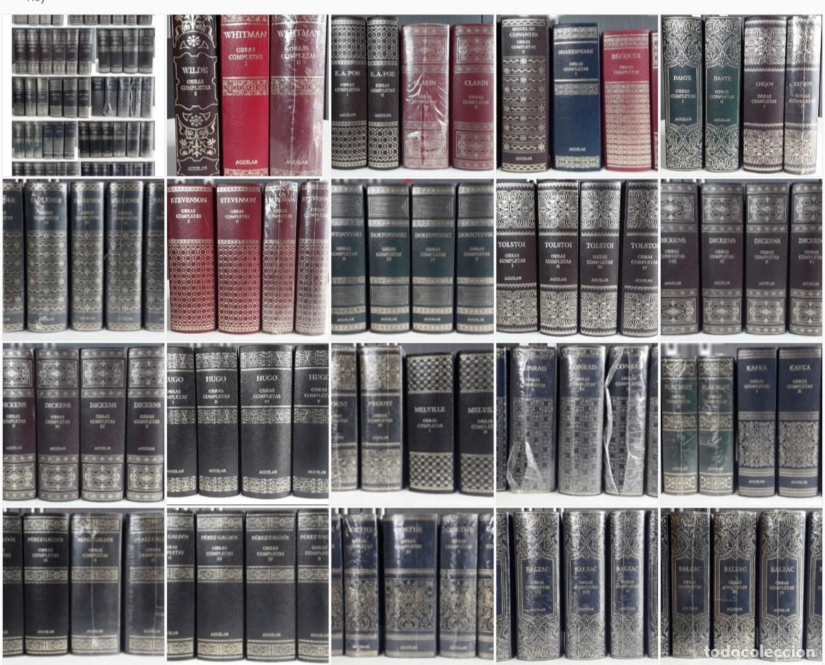 Libros de segunda mano: COLECCI&Oacute;N AGUILAR OBRAS COMPLETAS. 99 VOL&Uacute;MENES.