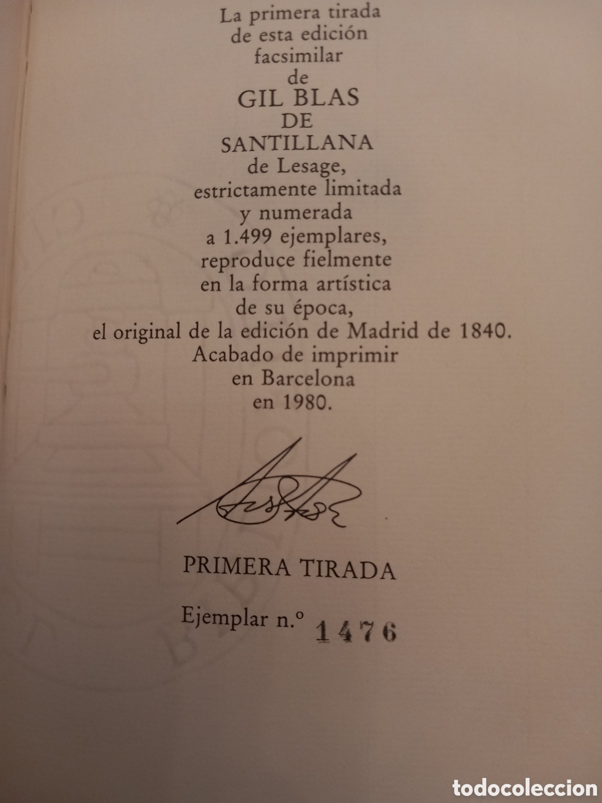 Libros de segunda mano: Gil Blas de Santillana. Lesage, Alain-Ren&eacute; - Foto 4