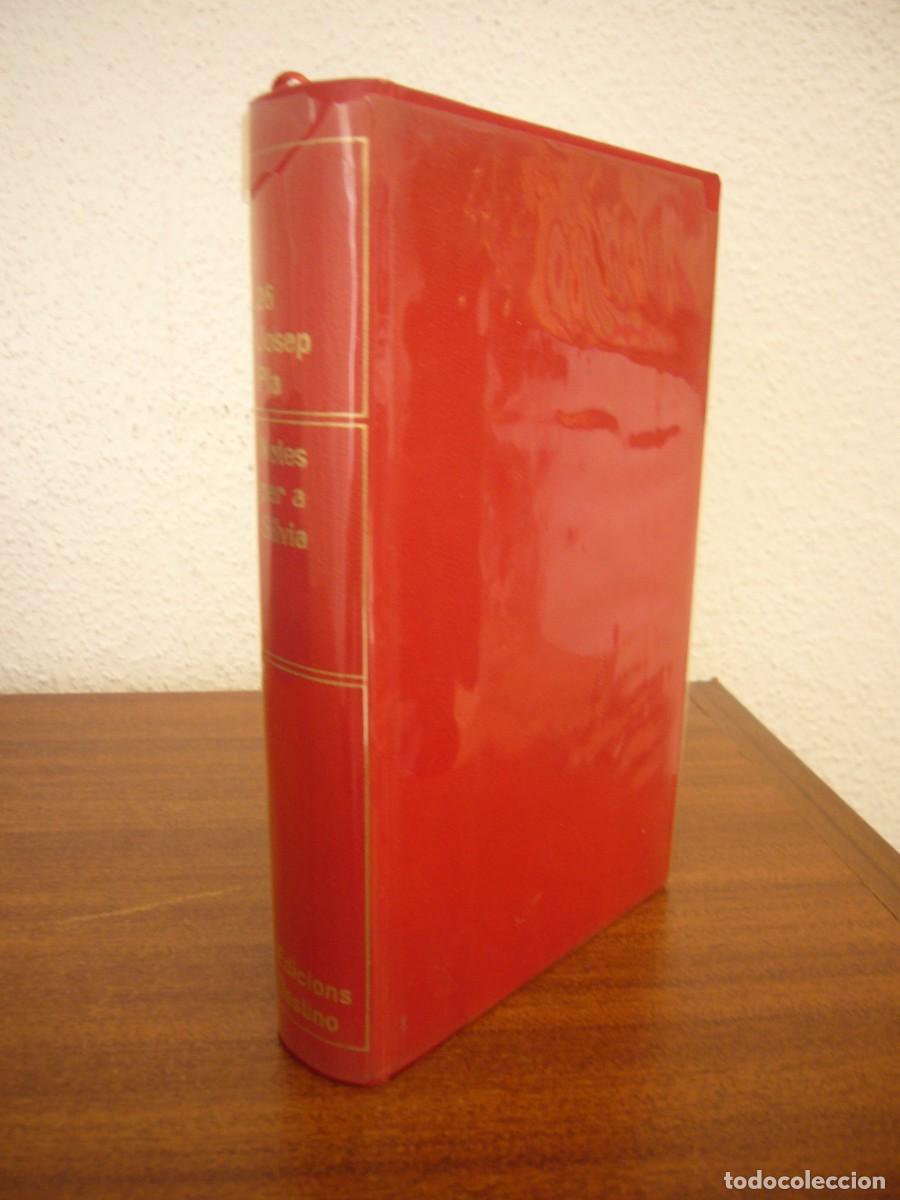 Libros de segunda mano: JOSEP PLA: OBRA COMPLETA, 26: NOTES PER A S&Iacute;LVIA (DESTINO, 1974) PRIMERA EDICI&Oacute;. RAR.