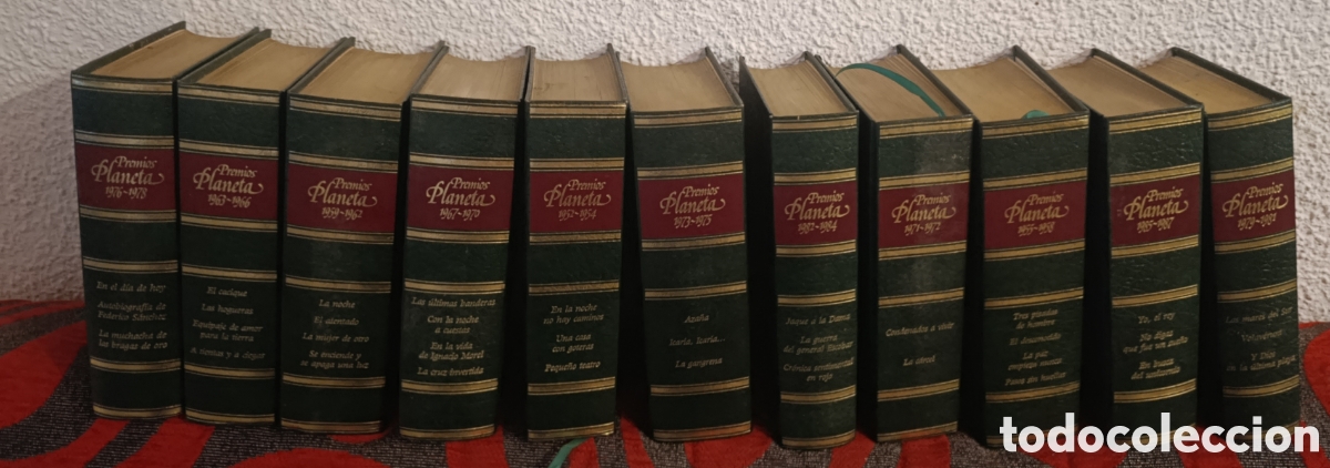 Libros de segunda mano: Lote Colecci&oacute;n Premios Planeta - 11 Tomos (a&ntilde;os 50 a 80)