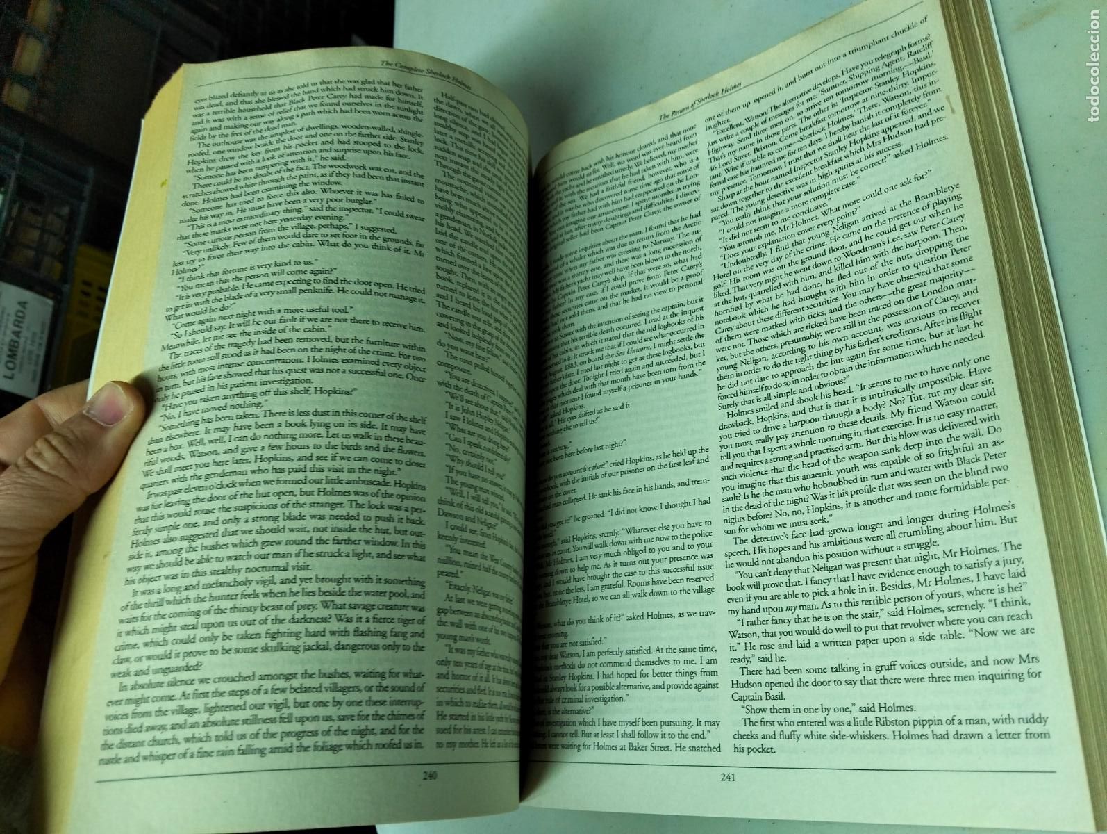 Libros de segunda mano: Literatura. The Complete Sherlock Holmes, A. Conan Doyle, ed. Geddes&Grosset, 2002 L54 - Foto 6
