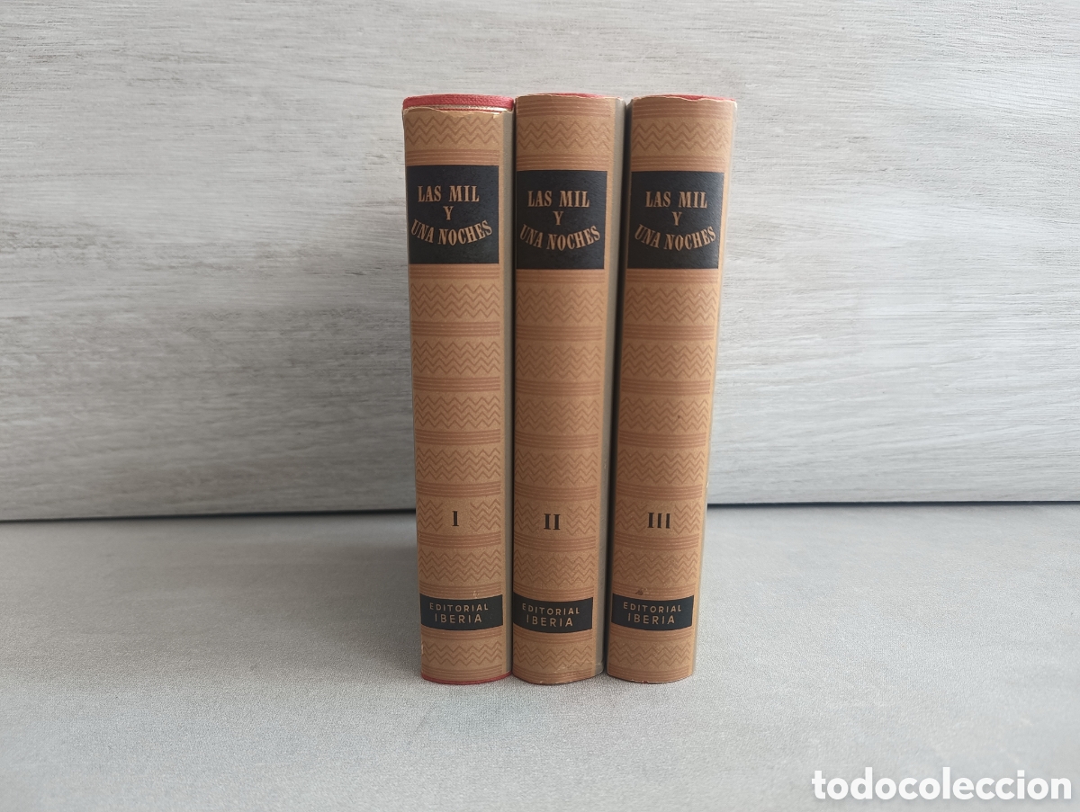 Libros de segunda mano: LAS MIL Y UNA NOCHES. VERSI&Oacute;N GUSTAV WEIL. 3 VOLS. EDITORIAL IBERIA, 1973.