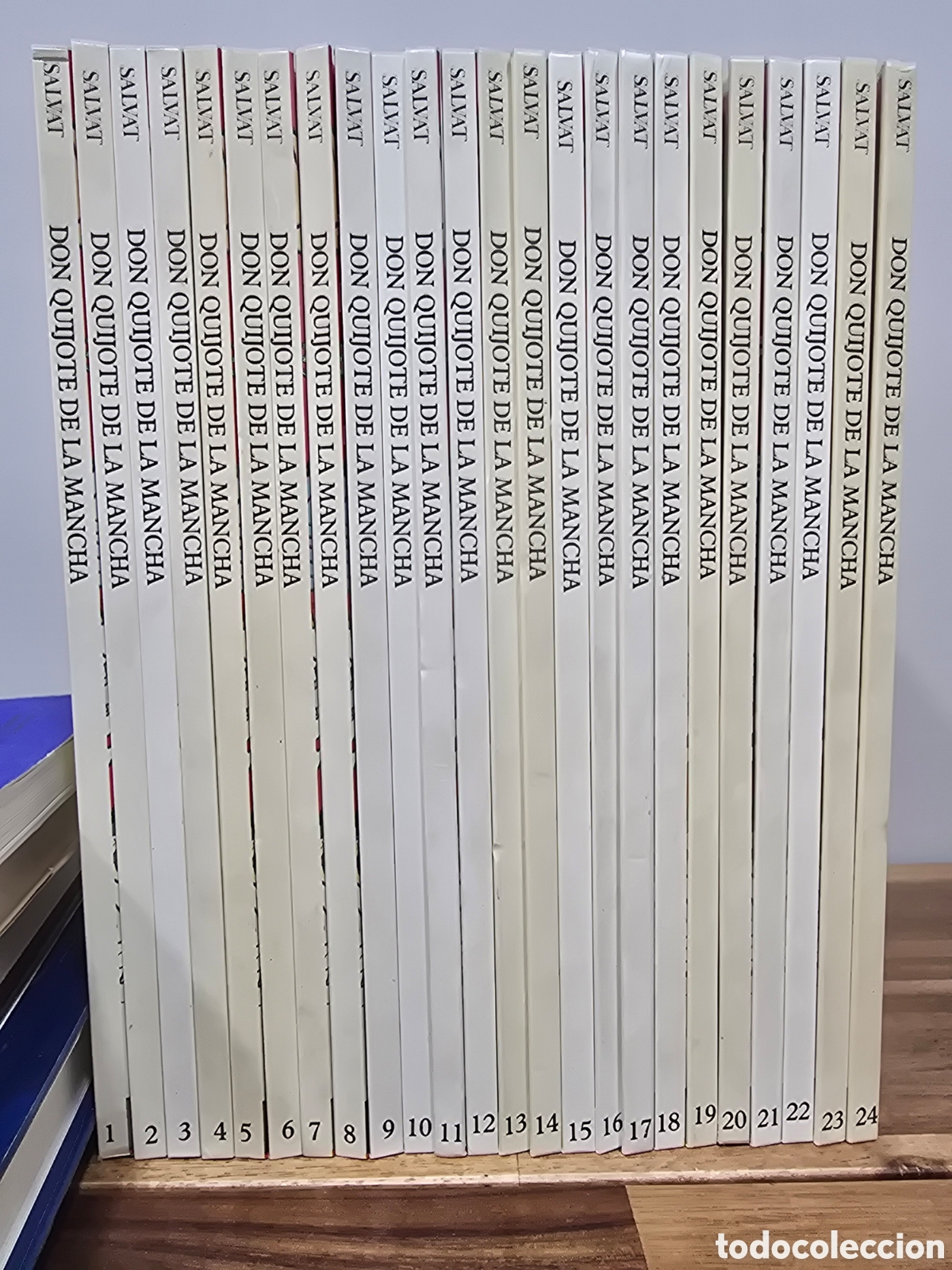 Libros de segunda mano: COLECCI&Oacute;N LAS INCRE&Iacute;BLES AVENTURAS DE DON QUIJOTE 24 TOMOS 1992 ED. SALVAT COMIC INFANTIL