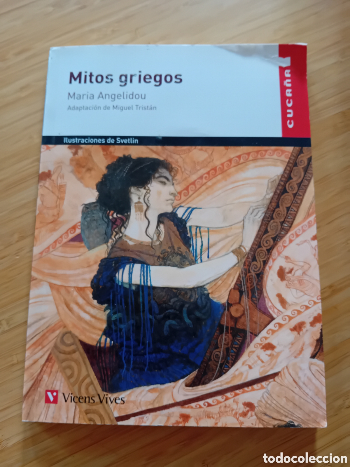 Libros de segunda mano: Mitos griegos - Maria Angelidou (Vicent Vives 1996)