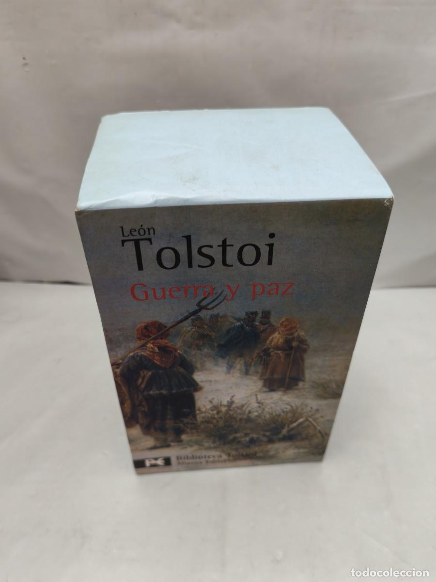 Libros de segunda mano: Guerra y Paz, Tomos I y II (El Libro de Bolsillo, Biblioteca de autor Le&oacute;n Tolst&oacute;i, OBRA EN ESTUCHE)