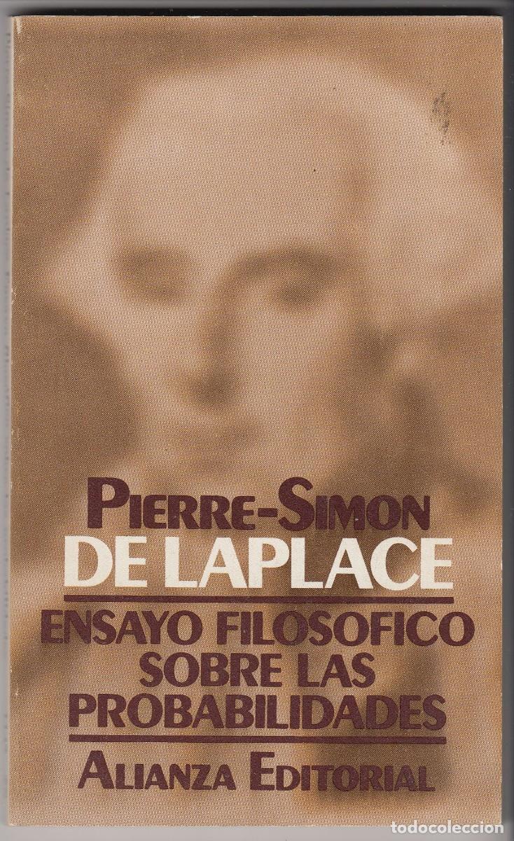 Libros de segunda mano: Ensayo filos&oacute;fico sobre las probabilidades - Pierre-Simon de Laplace - Alianza Editorial 1985