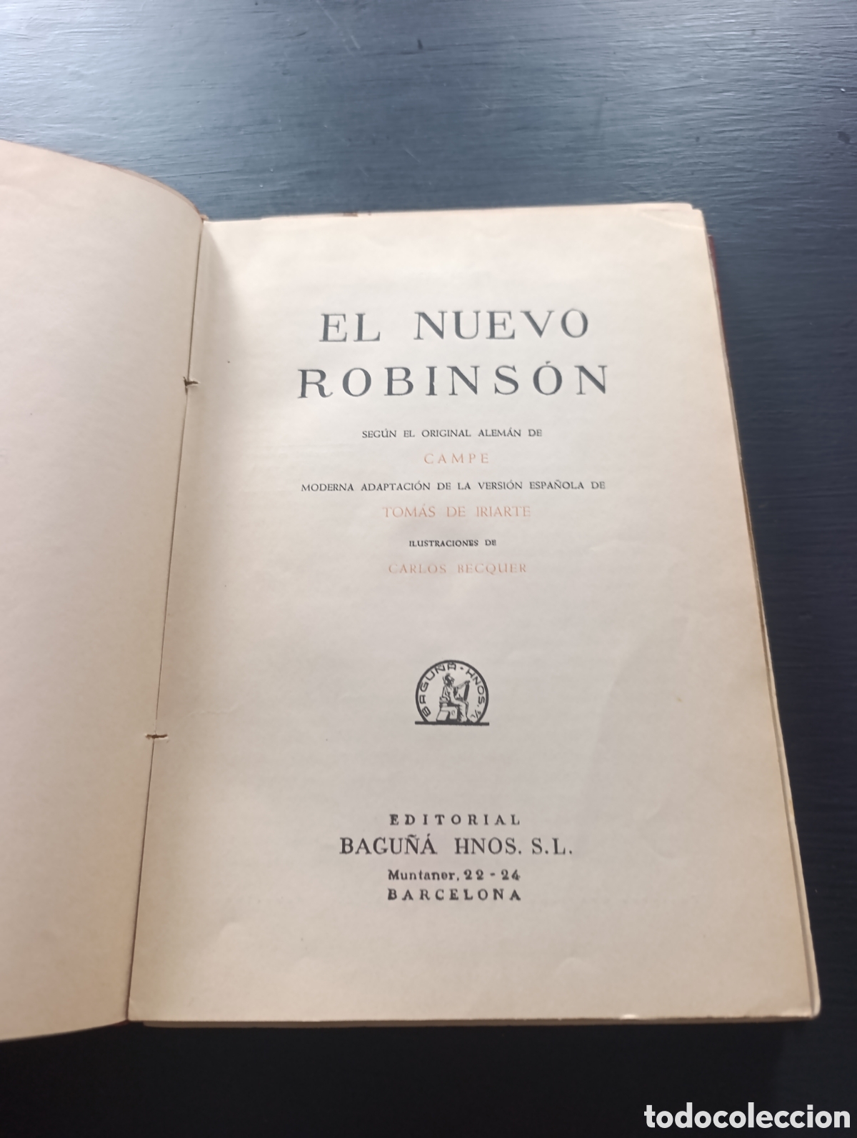 Libros de segunda mano: EL NUEVO ROBINS&Oacute;N SEG&Uacute;N EL ORIGINAL ALEM&Aacute;N DE CAMPE