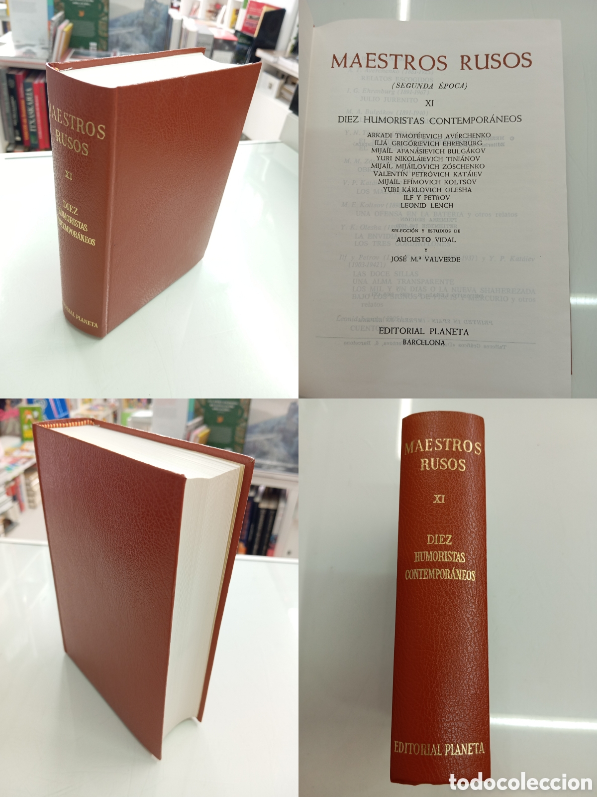 Libros de segunda mano: MAESTROS RUSOS TOMO XI DIEZ HUMORISTAS CONTEMPORANEOS. ED. PLANETA, 1970 DIFICIL MUY BUEN ESTADO