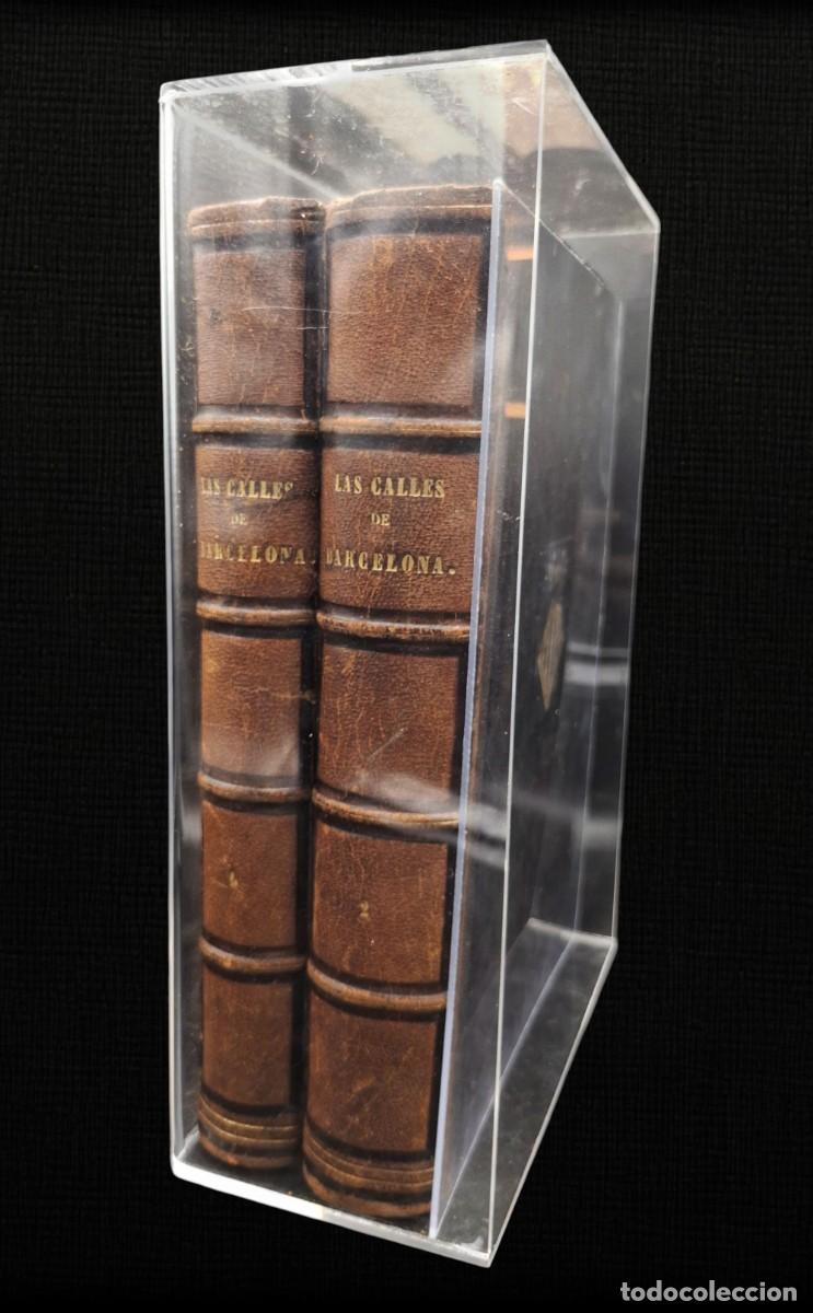 Libros de segunda mano: + LAS CALLES DE BARCELONA DE VICTOR BALAGUER - 2 TOMOS CON LAMINAS Y CAJA EXPOSITORA