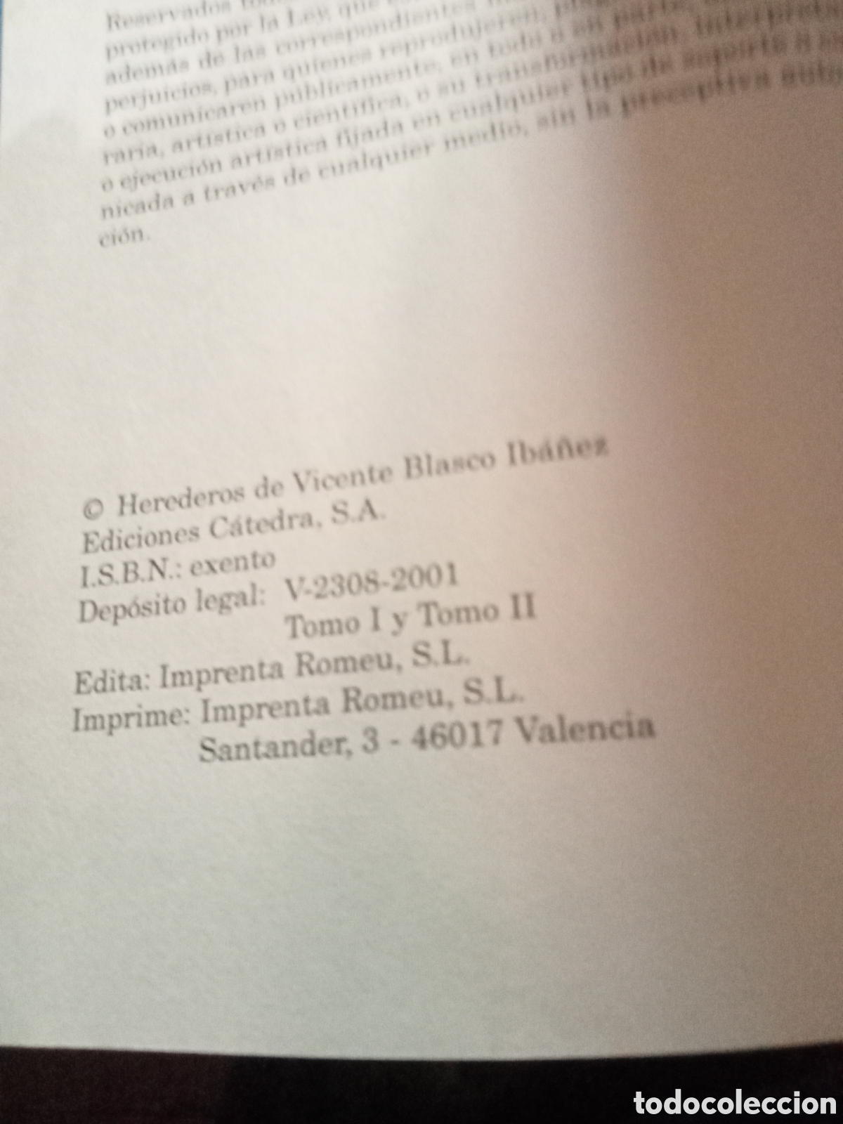 Libros de segunda mano: La barraca tomos 1 y 2 - Foto 2