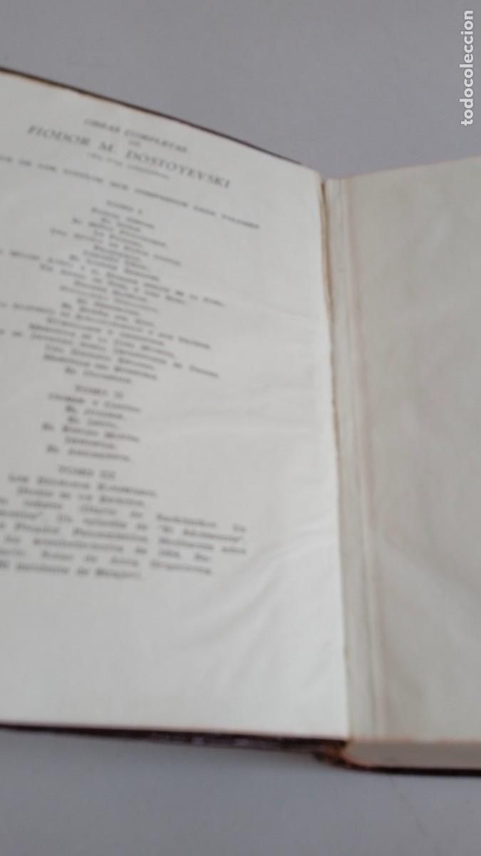 Libros de segunda mano: OBRAS COMPLETAS II Fiodor M. Dostoyevski - Foto 5