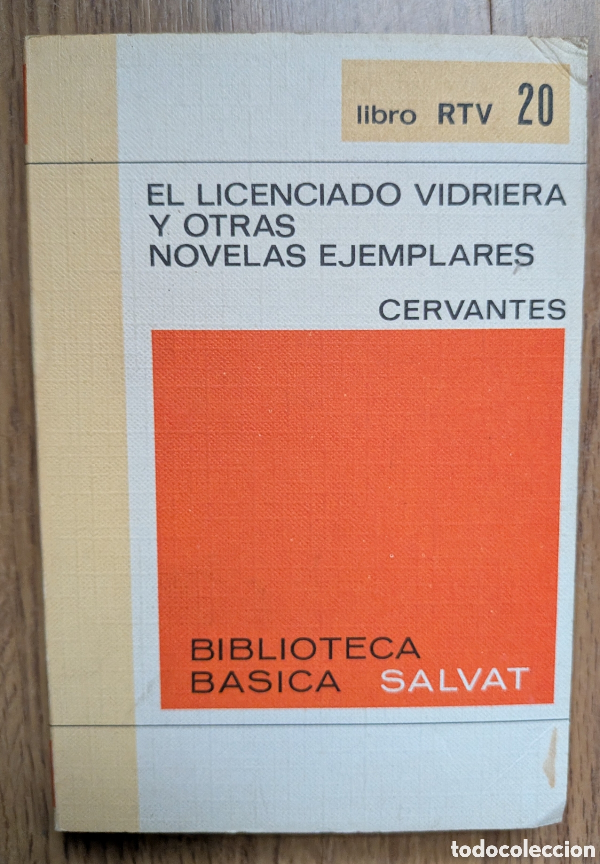 Libros de segunda mano: EL LICENCIADO VIDRIERA Y OTRAS NOVELAS EJEMPLARES - Cervantes/ Libro RTV 20