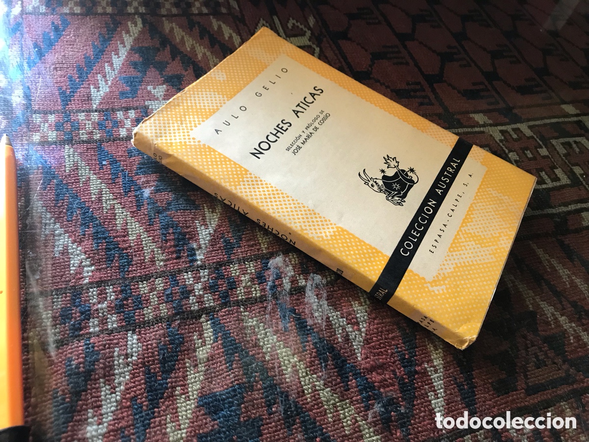 Libros de segunda mano: Noches &Aacute;ticas. Aulo Gelio. Austral n&ordm; 1128