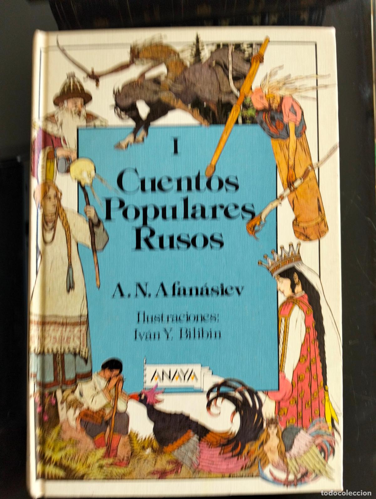 Libros de segunda mano: Literatura. Cuentos Populares Rusos, A.N. Afanasiev, ed. Anaya, 1987 VISITA MI CATALOGO L54