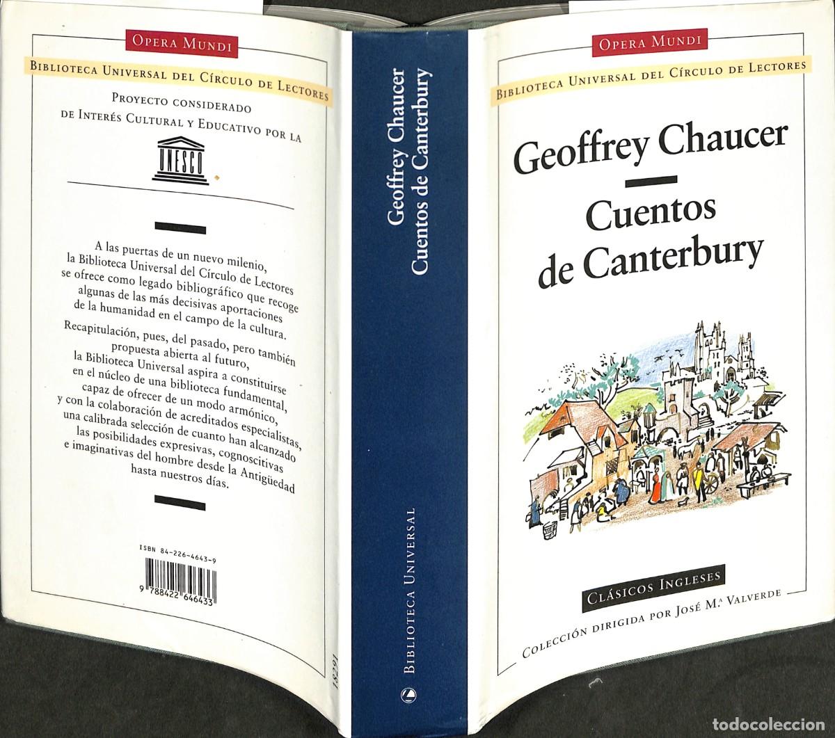 Libros de segunda mano: Cuentos de Canterbury de CHAUCER, Geoffrey OPERA MUNDI