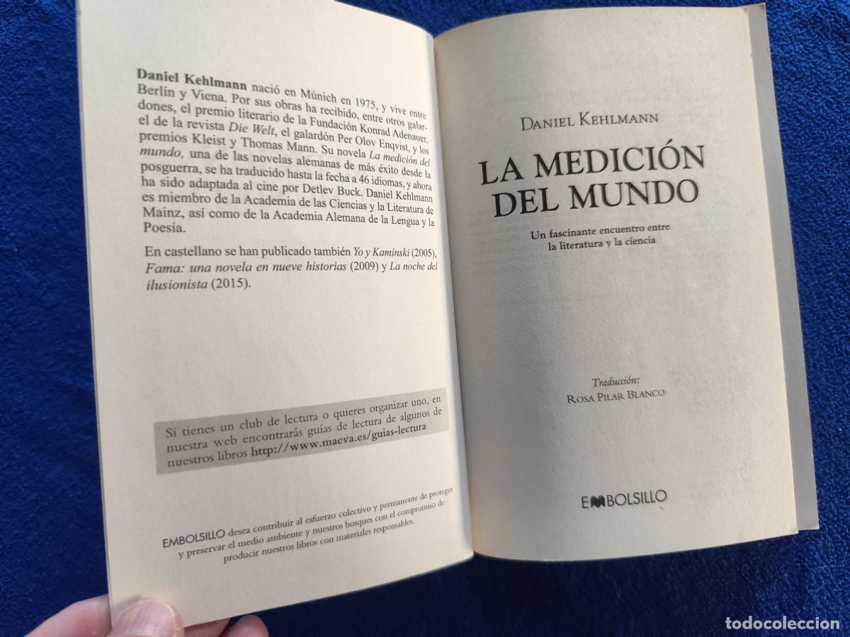 Libros de segunda mano: La Medici&oacute;n del Mundo Daniel Kehlmann Editorial Embolsillo 2016 - Foto 5