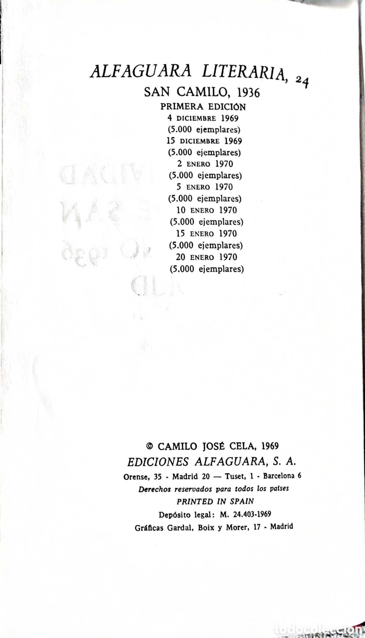 Libros de segunda mano: Lote 4 Libros Camilo Jos&eacute; Cela (Nobel) - Ediciones Cl&aacute;sicas - Foto 10