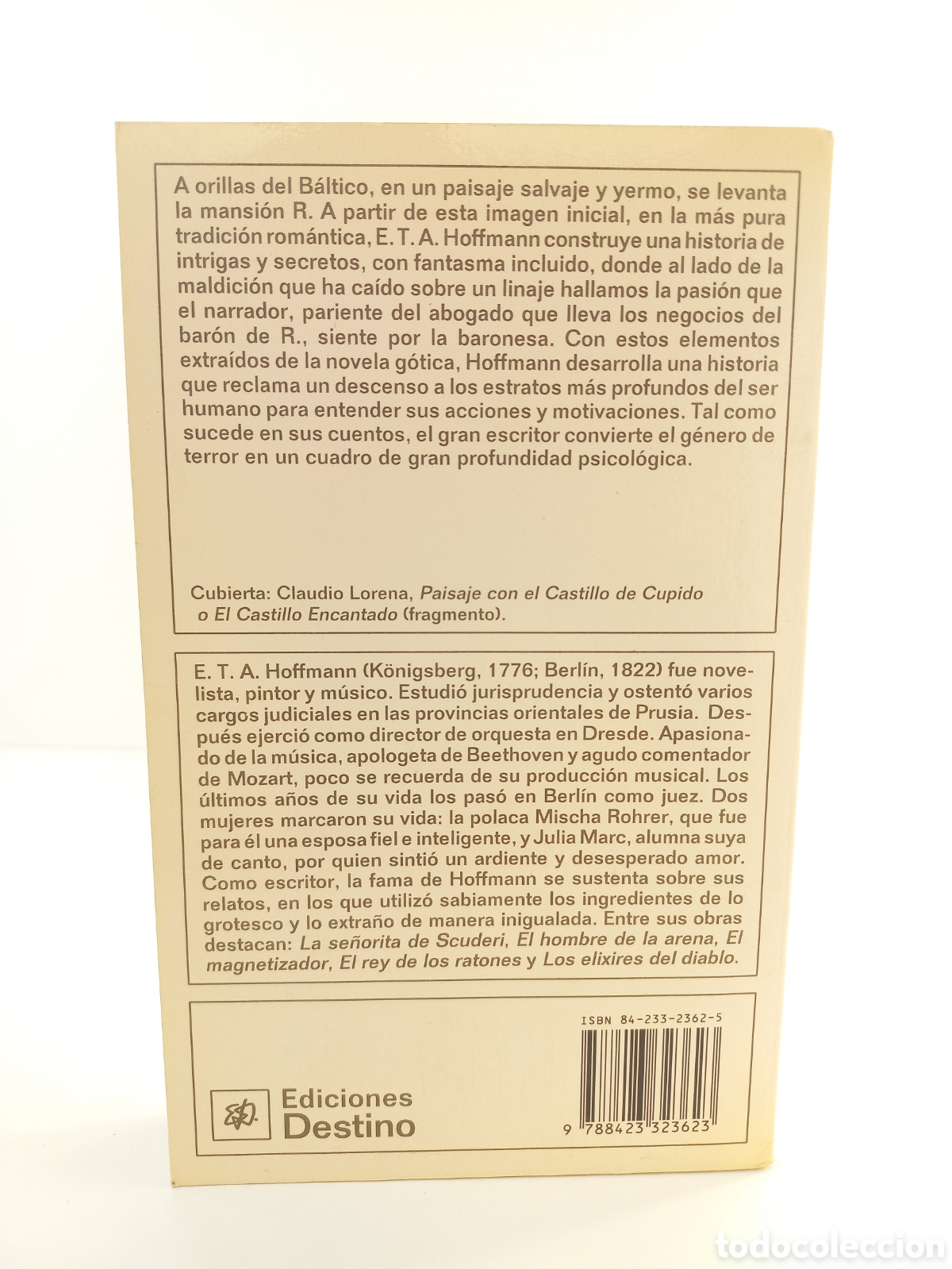Libros de segunda mano: El Mayorazgo. E.T.A. Hoffmann. Destino, 1994. - Foto 3