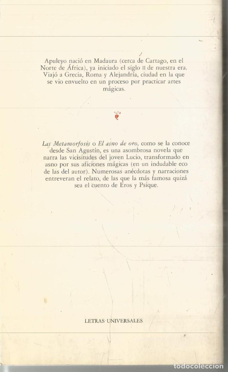 Libros de segunda mano: APULEYO. EL ASNO DE ORO. CATEDRA - Foto 2