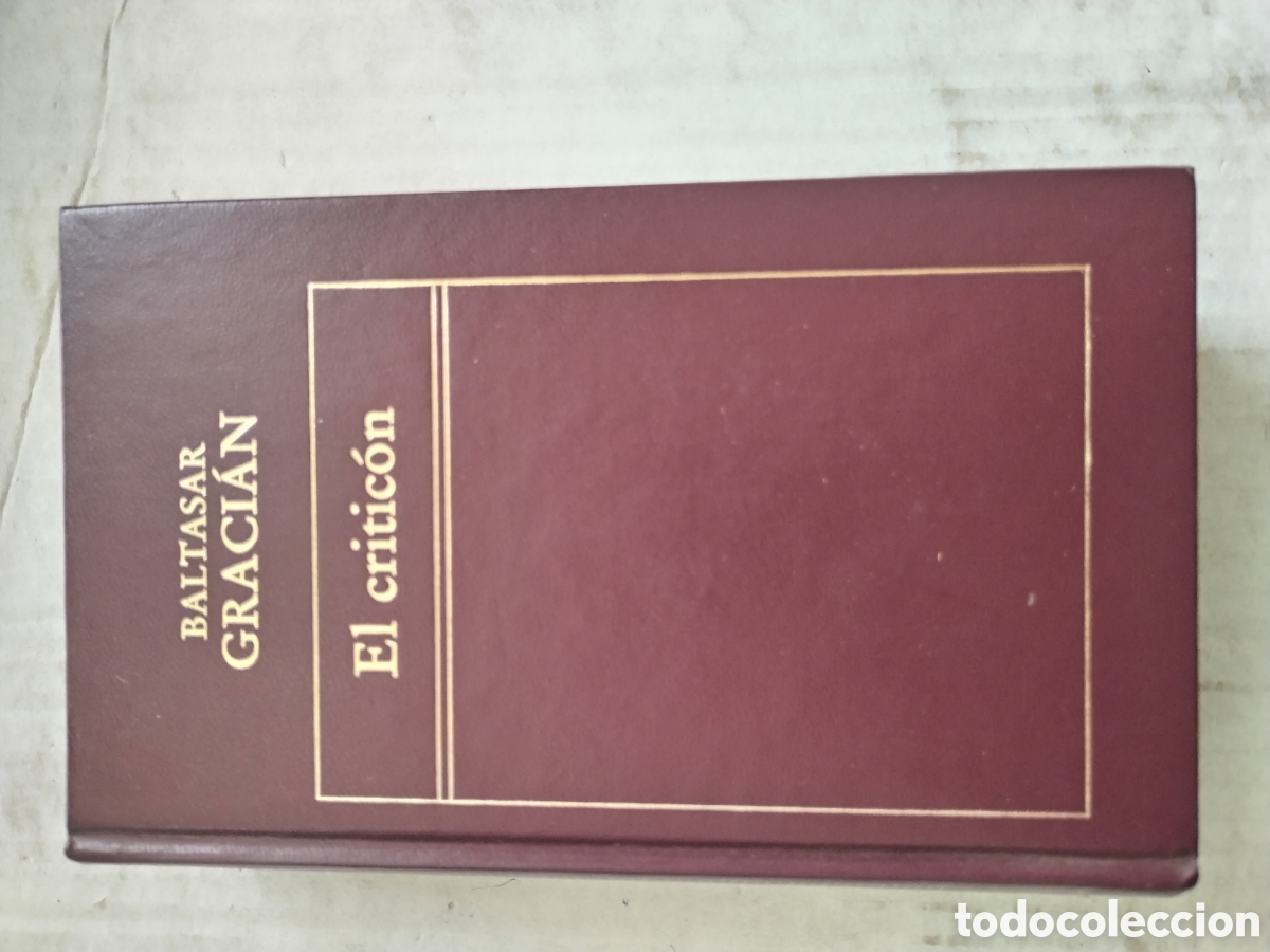 Libros de segunda mano: EL CRITICON/BALTASAR GRACIAN