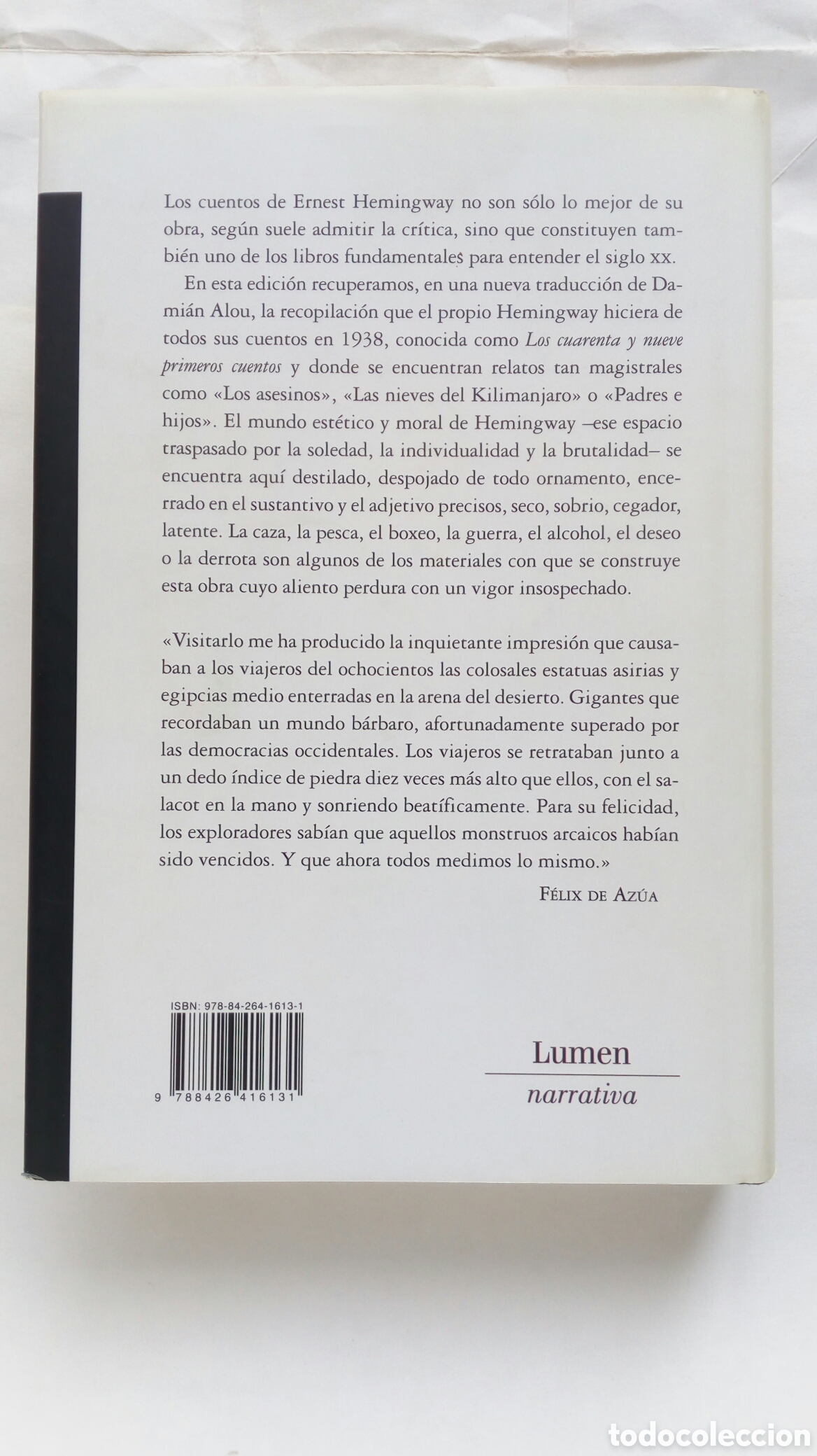 Libros de segunda mano: Cuentos. Ernest Hemingway. - Foto 2