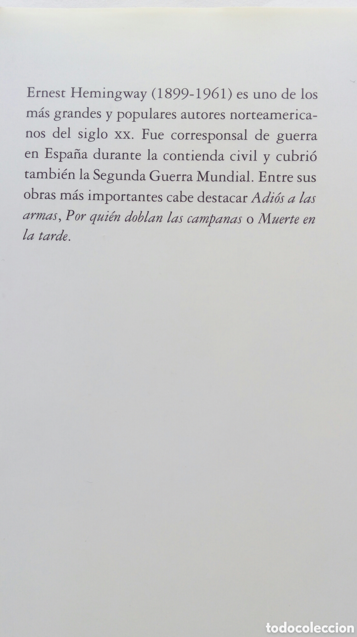 Libros de segunda mano: Cuentos. Ernest Hemingway. - Foto 3