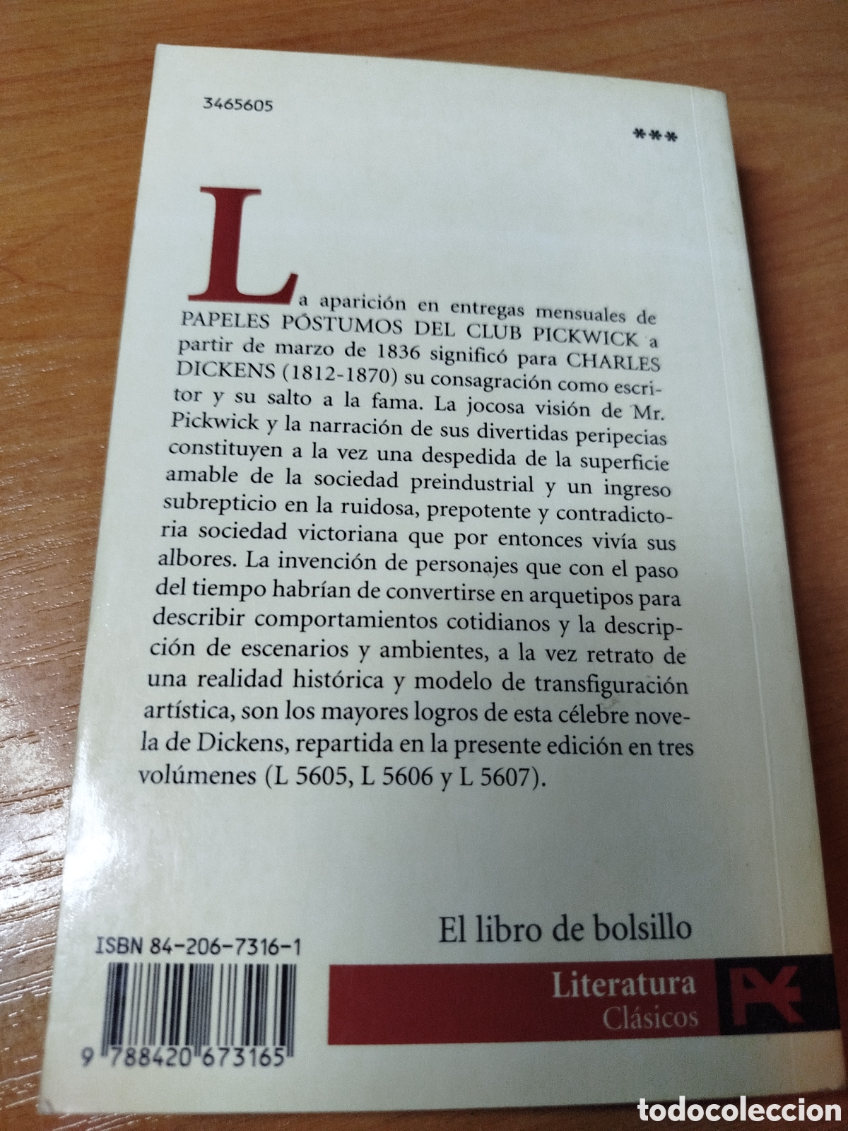 Libros de segunda mano: Papeles p&oacute;stumos de club pickwick Charles dickens. - Foto 2