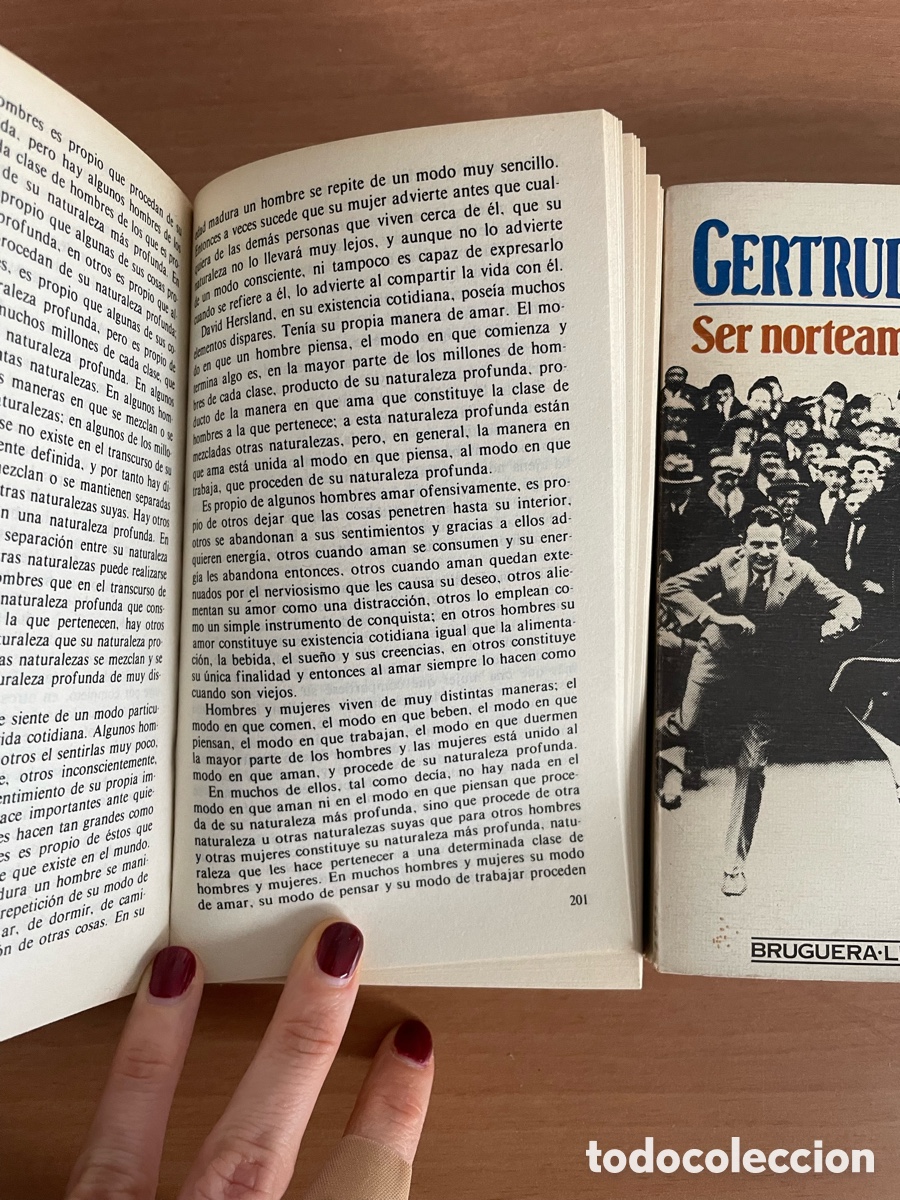Libros de segunda mano: Libros &ldquo;Ser norteamericanos I/II&rdquo; de Gertrude Stein - Foto 4