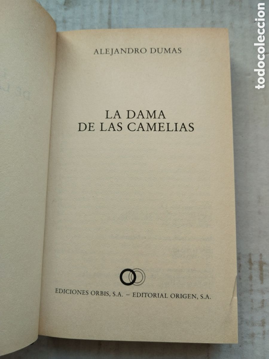 Libros de segunda mano: LA DAMA DE LAS CAMELIAS/ALEJANDRO DUMAS - Foto 2