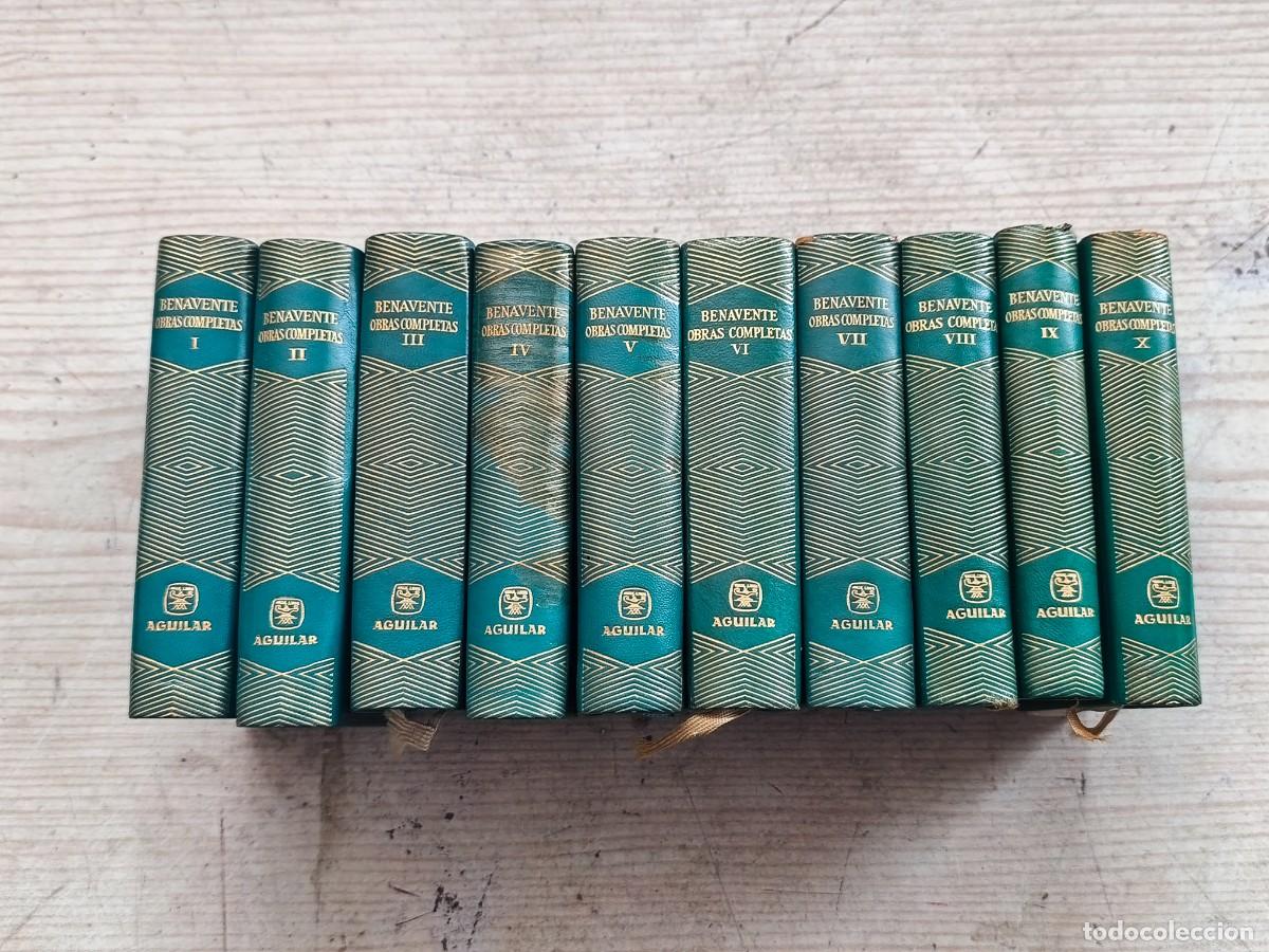 Libros de segunda mano: Obras Completas - Jacinto Benavente - 10 Tomos Completa - 1956 - Aguilar
