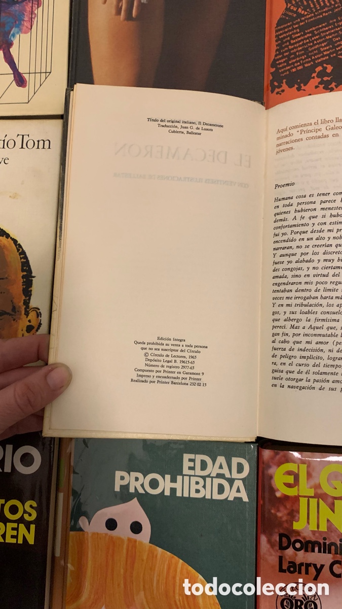 Libros de segunda mano: Lote de 16 libros C&iacute;rculo de Lectores 1970s - Foto 3