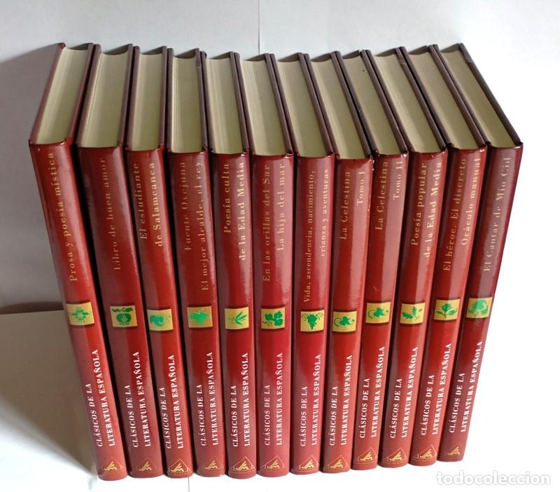 Libros de segunda mano: LOTE DE DOCE LIBROS CLASICOS DE LA LITERATURA ESPA&Ntilde;OLA - VARIOS AUTORES - EDICIONES RUEDA