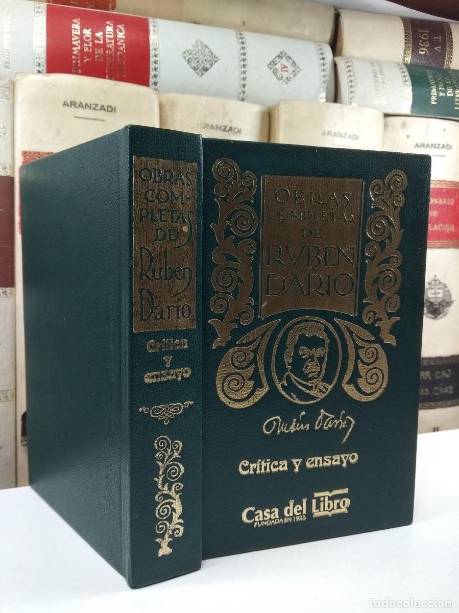Livros em segunda m&atilde;o: OBRAS COMPLETAS DE RUBEN DAR&Iacute;O. TOMO I: CR&Iacute;TICA Y ENSAYO. Afrodisio Aguado, Madrid, 1950.