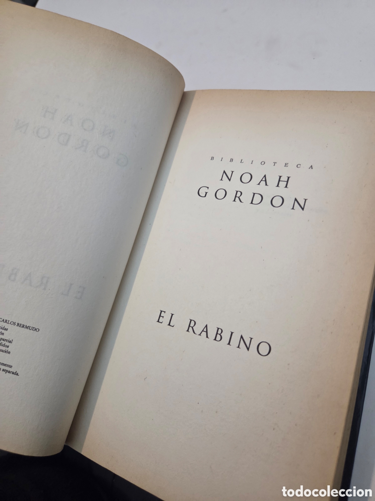 Libros de segunda mano: El rabino. Noah Gordon - Foto 3