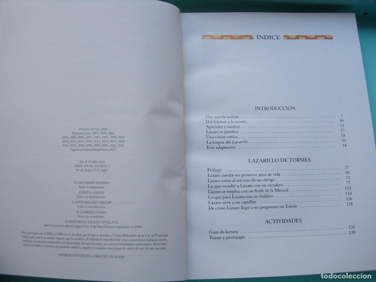 Libros de segunda mano: LAZARILLO DE TORMES / AN&Oacute;NIMO / CL&Aacute;SICO / NUEVO - Foto 3