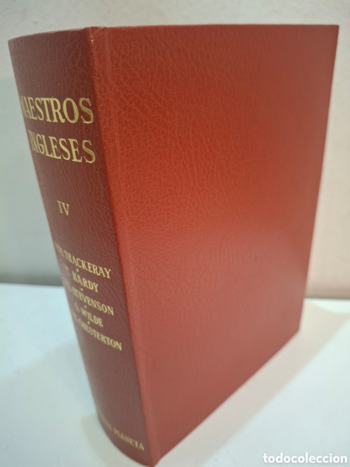 Libros de segunda mano: MAESTROS INGLESES, N&ordm; IV, THACKERAY-HARDY-STEVENSON-WILDE-CHESTERTON, PLANETA, 1962