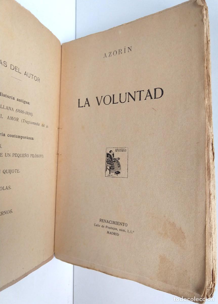 Libros de segunda mano: AZORIN &ndash; La Voluntad &ndash; Biblioteca Popular - Foto 3