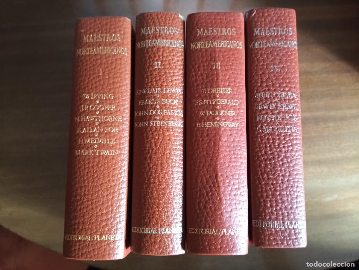 Libros de segunda mano: Maestros norteamericanos.4 VOL.COMPLETA.