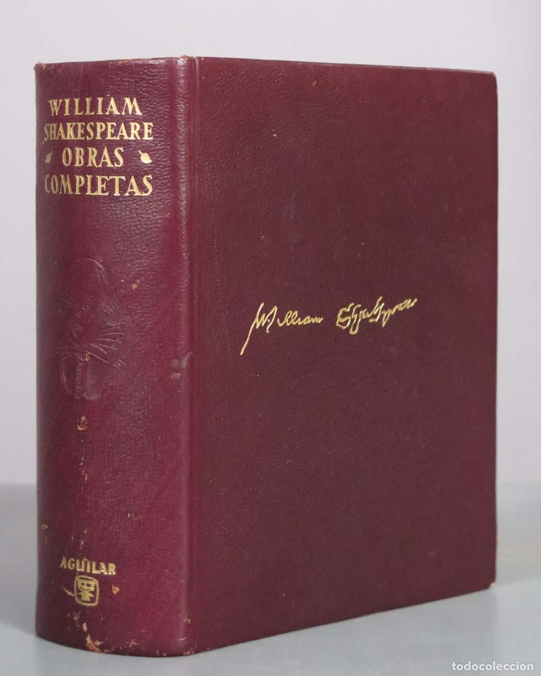 Libros de segunda mano: Obras completas - William Shakespeare - aguilar. 1965
