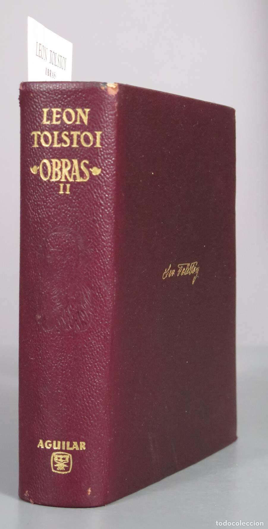 Libros de segunda mano: Obras II - Leon Tolstoi - Aguilar 1964