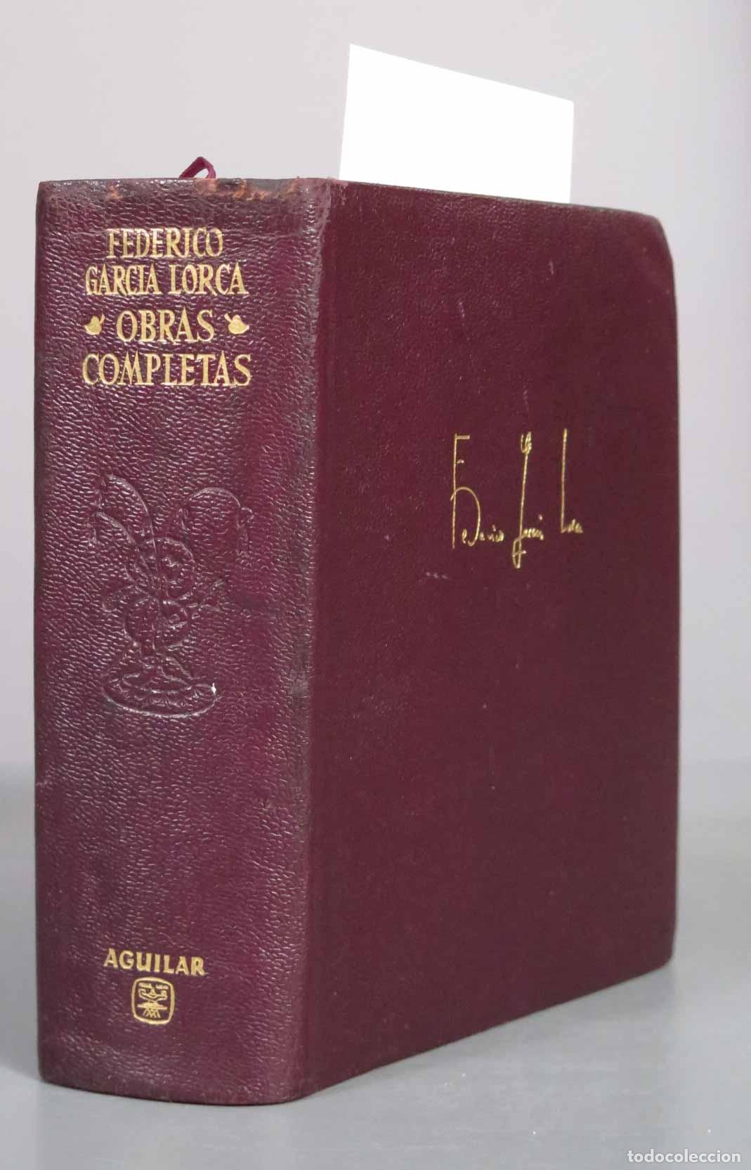 Libros de segunda mano: Obras completas - Federico Garc&iacute;a Lorca - Aguilar 1962