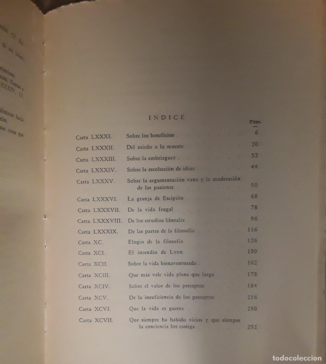 Libros de segunda mano: OBRAS COMPLETAS DE S&Eacute;NECA: CARTAS MORALES. TEXTOS BILING&Uuml;ES. - Foto 2
