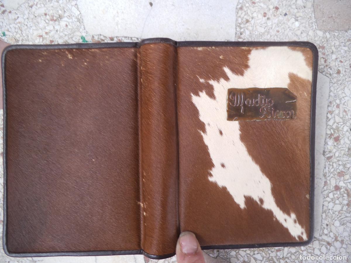 Libros de segunda mano: martin fierro, encuadernado las tapas de vaca marron y blanco, ilustrado, jose hernandez,