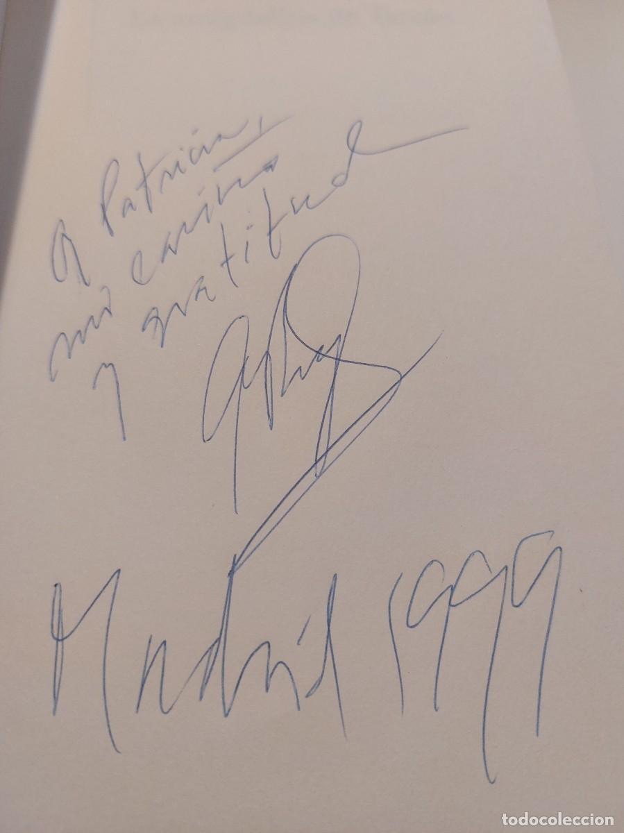 Libros de segunda mano: Libro firmado y dedicado Alfredo Bryce Echenique la Amigdalitis de Tarzan