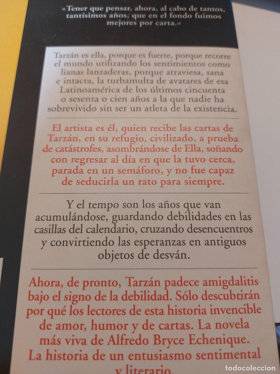 Libros de segunda mano: Libro firmado y dedicado Alfredo Bryce Echenique la Amigdalitis de Tarzan - Foto 3