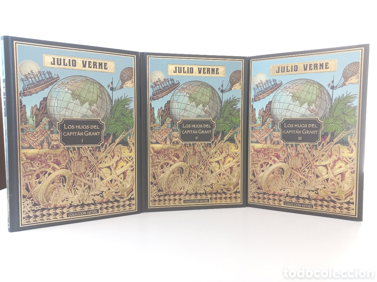 Livros em segunda m&atilde;o: Los Hijos del Capit&aacute;n Grant. Julio Verne. RBA Editores, colecci&oacute;n Hetzel, 2014. Ilustrado. COMPLETO.